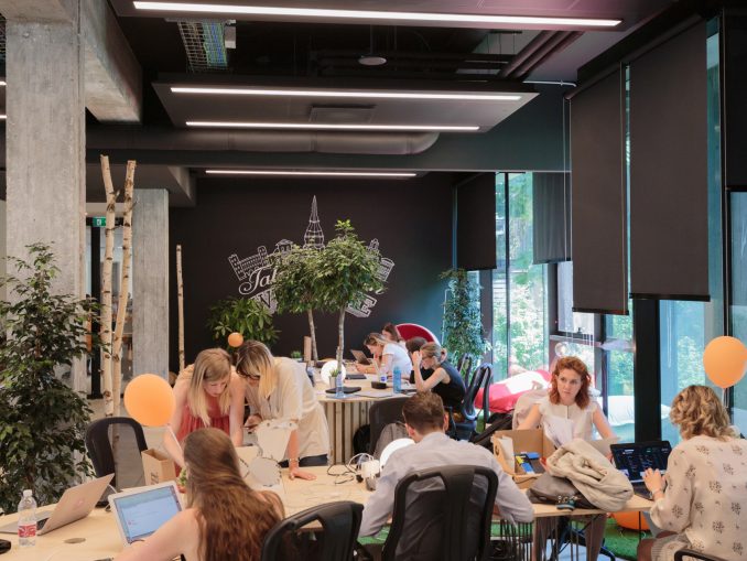 So etwa soll der Co-Working-Space in Wien aussehen. (c) Talent Garden