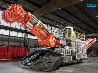 Der Tunneling Roadheader Sandvik MT720 wird in Zeltweg gebaut. (c) Sandvik