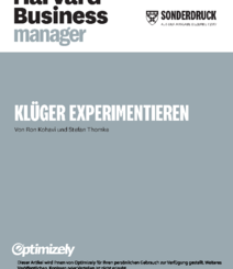 Klüger experimentieren mit A/B-Tests (c) Optimizely