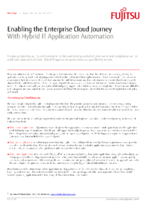 So gestalten Sie Ihre Cloud-Reise erfolgreich (c) Fujitsu Technology Solutions GmbH