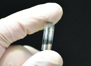 Forscher haben einen vollständig biologisch abbaubaren Drucksensor entwickelt. (c) Thanh Duc Nguyen