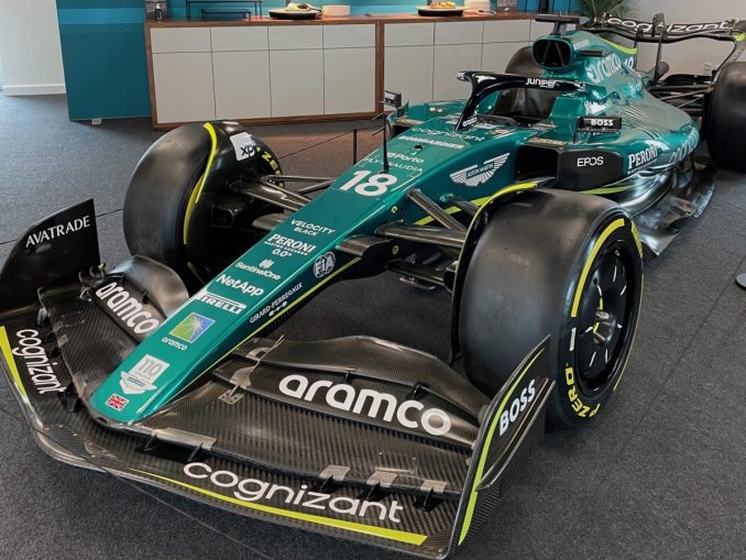 Großes Ziel der Partnerschaft zwischen NetApp und Aston Martin F1: Das Rennauto schneller machen. (c) Christof Baumgartner