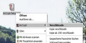 AxCrypt Wenn Sie sensible Dateien - zum Beispiel Office-Dokumente - auf einem freigegebenen Laufwerk im Netz speichern, bietet sich der Einsatz eines Verschlüsselungs-Tools an, das Ihre Daten mit einem Passwort schützt. Ax Crypt erfüllt diese Aufgabe besonders einfach, aber dennoch wirkungsvoll. Bei der Installation integriert sich das Tool in das Kontextmenü des Windows-Explorers.