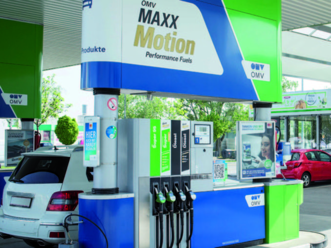 An jeder OMV-Tankstelle sind jene Zapfsäulen, die mit dem neuen Service ausgestattet sind, klar gekennzeichnet und können schon bei der Einfahrt sofort erkannt werden. (c) OMV