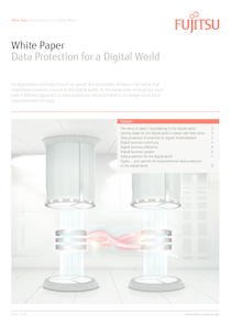 Datenschutz für die digitale Welt (c) Fujitsu Technology Solutions GmbH