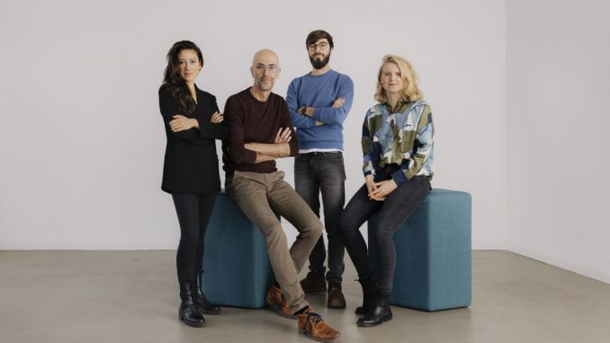 Alina Regal, Martin Sirlinger, Andre Schweighofer und Lena Hödl bilden das Kernteam von trive Studio. (c) trive Studio
