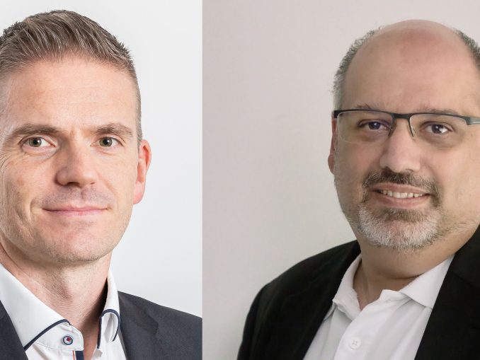 Andreas Schoder ist Leiter Cloud & Managend Services bei next layer, Alexandros Osyos ist Senior Produkt Manager bei next layer. (c) next layer