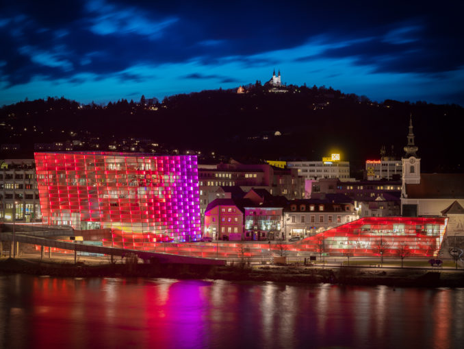 Das Ars Electronica Center in Linz.