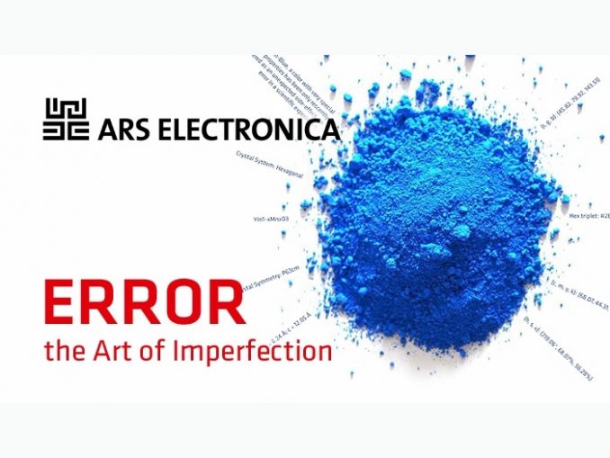 Das Sujet der diesjährigen Ars Electronica zeigt das durch Trial-and-Error entdeckte YInMn-Blau.