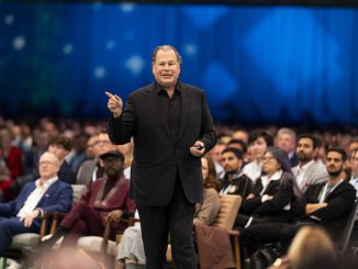 Marc Benioff, Gründer und CEO von Salesforce, bei seiner Keynote auf der diesjährigen 23. Dreamforce. (c) Salesforce