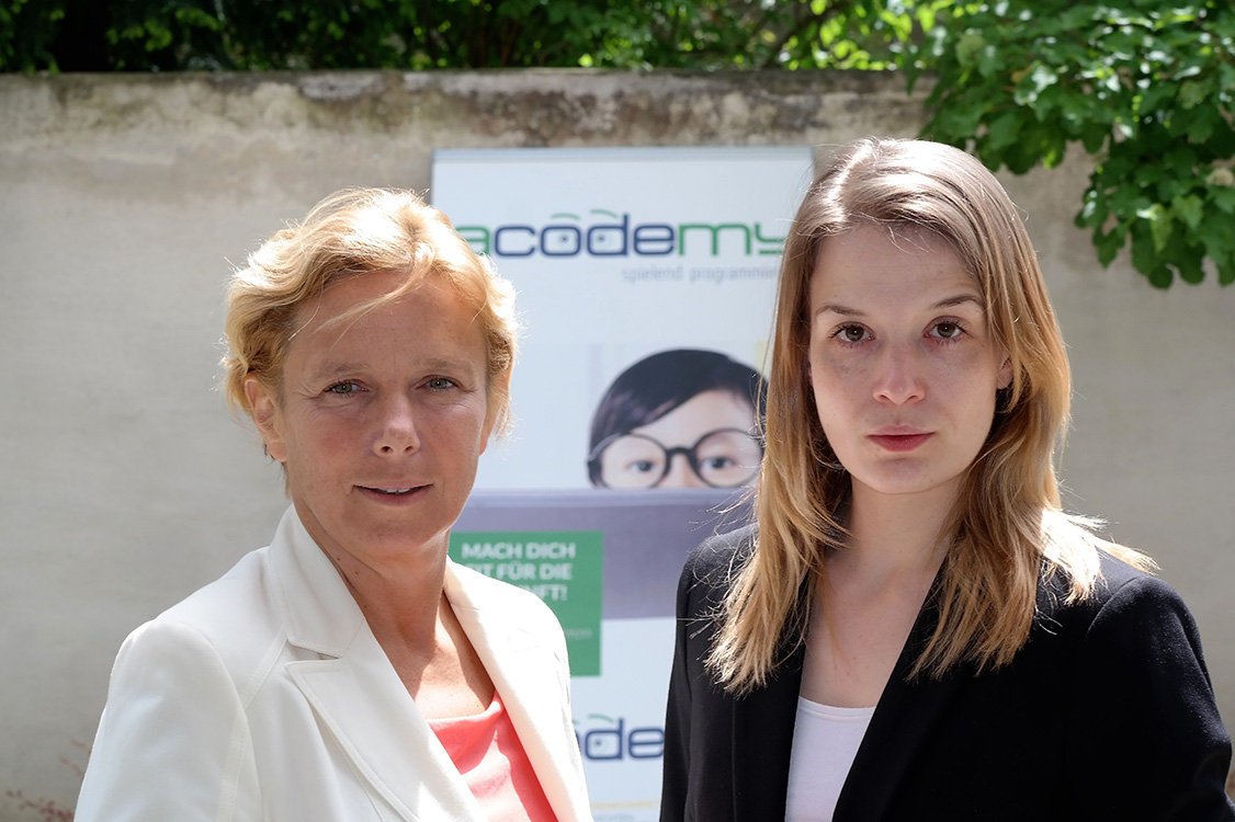 Anna Relle Stieger und Elisabeth Weissenböck, Gründerinnen von acodemy.