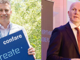 Martin Buresch von Kwizda (links) und Alexander Bockelmann von UNIQA sind die beiden CIOs des Jahres 2018. (c) Confare