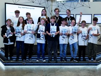 Die Siegerteams der RoboLeague 2024 kommen heuer aus den Schulen BG/BRG/BORG Köflach, BRG Petersgasse, BRG Kepler, Private Mittelschule Dobl und der Mittelschule Semriach. (c) Kanizaj für KNAPP