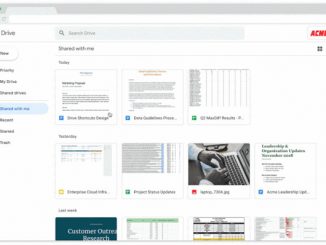 In der Demo von Google wird gezeigt, wie Verknüpfungen künftig in der G Suite respektive in Drive erstellt werden. (c) Google