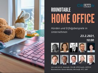 Im COMPUTERWELT Roundtable am 23. Februar wird über Home Office & New Work diskutiert.