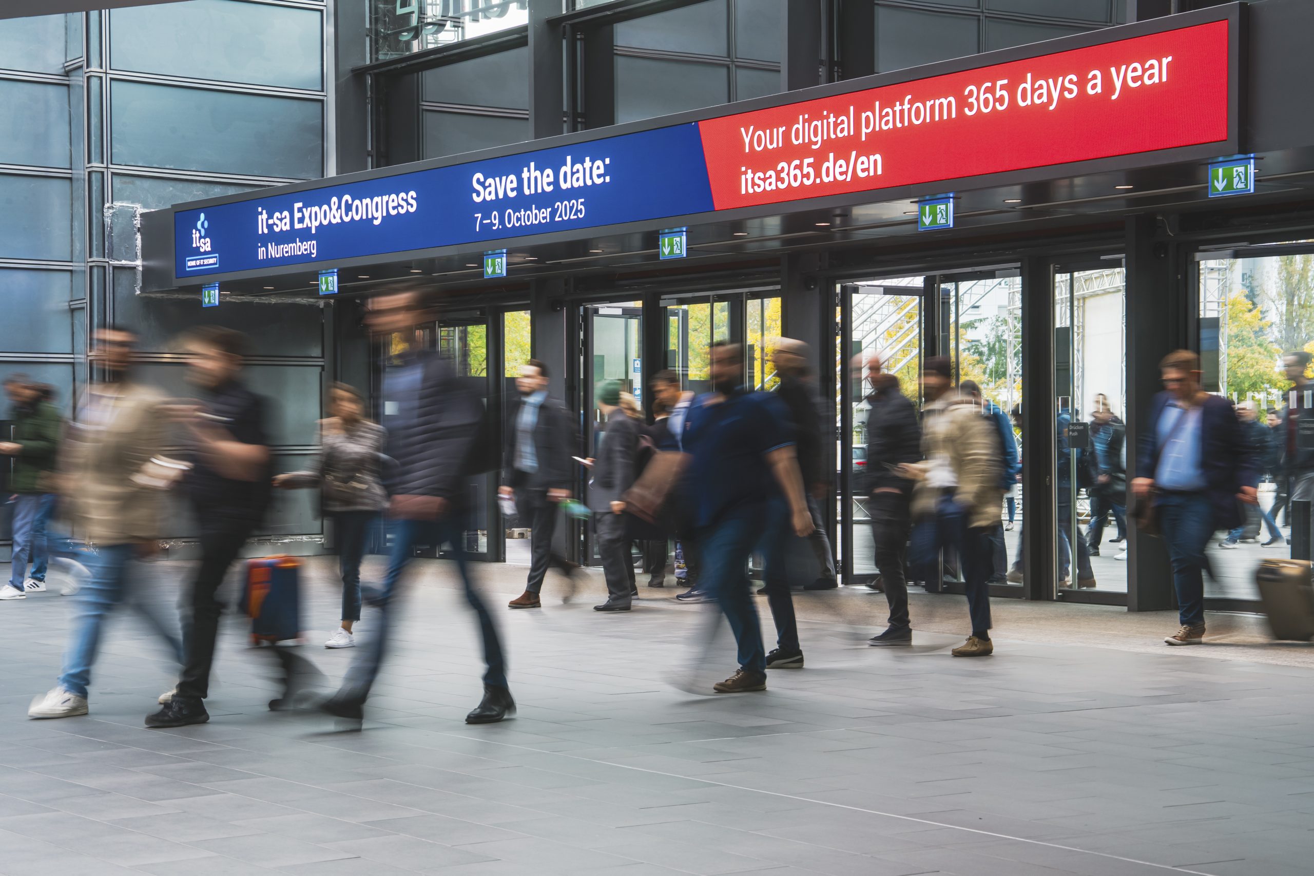 Die it-sa Expo&Congress findet vom 7. bis 9. Oktober 2025 im Messezentrum Nürnberg statt. (c) Heiko Stahl