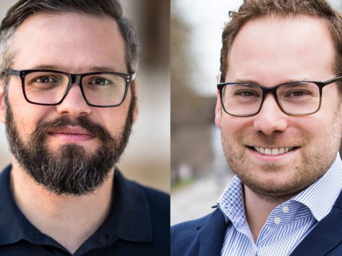 Marc Pieber, AI-Experte bei HATAHET productivity solutions, und Benjamin Ruschin, Co-Founder und Managing Director von WeAreDevelopers. (c) HATAHET