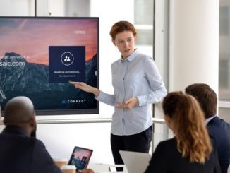 Die Collaboration Board (CB)-Serie vereinfacht kabellose Präsentationen in Unternehmen oder Hochschulen.