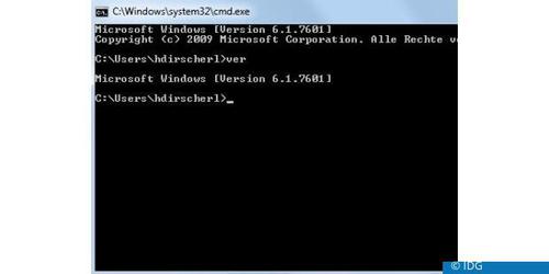 Windows-Version auf der Kommandozeile ermitteln (c) IDG