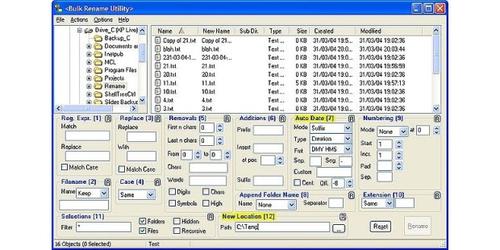 Bulk Rename Utility (c) 2014