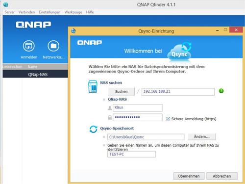 Qsync von QNAP