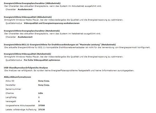 Der Energieeffizienzreport: Hört sich an, wie eine Studie des Bundesiwrtschaftsministeriums, ist aber ein hilfreiches Windows-Tool. (c) pcwelt.de