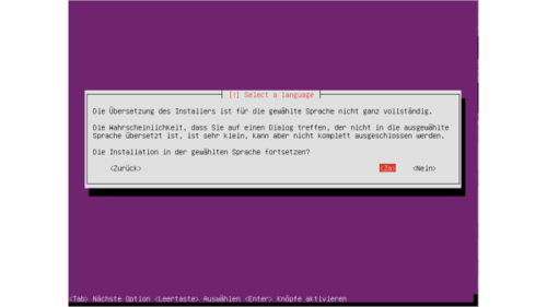 Sprache: Die Server-Variante lässt sich auf Deutsch installieren, allerdings ist die Übersetzung laut eigenen Angaben noch nicht vollständig. (c) computerwoche.de