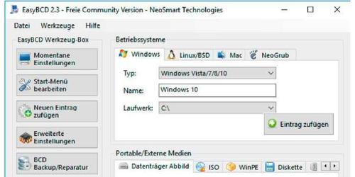 Easy BCD erleichtert das Einstellen der Bootoptionen enorm. (c) pcwelt.de