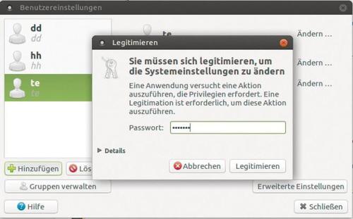 Manche Einstellungen müssen Sie mit dem Passwort des Systemverwalters bestätigen. (c) pcwelt