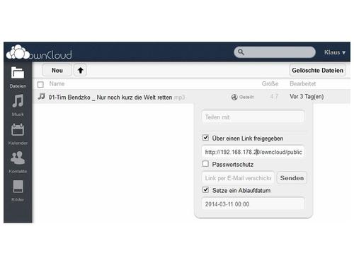 Owncloud Freunde