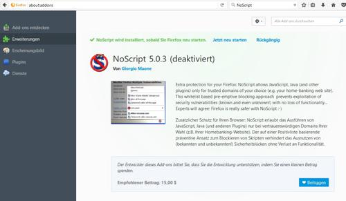 Mozilla Firefox lässt sich mit Add-Ons deutlich erweitern und besser absichern als Google Chrome. (c) computerwoche.de