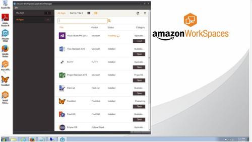 Mit Amazon WorkSpaces offeriert AWS einen verwalteten Desktop-Computing-Service in der Amazon-Cloud. (c) Amazon Web Services