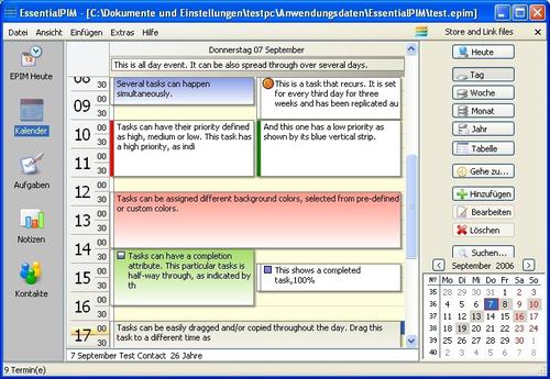 EssentialPIM: Ein schlanker, auf das Wesentliche beschränkte Freeware-Manager für persönliche Daten. (c) pcwelt.de