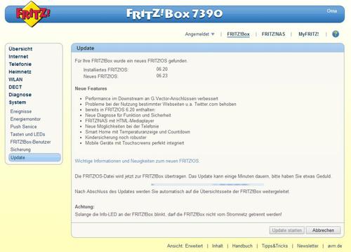 Router, die mit dem Internet verbunden sind, sollten möglichst immer über die aktuellste Firmware verfügen. (c) Thomas Joos