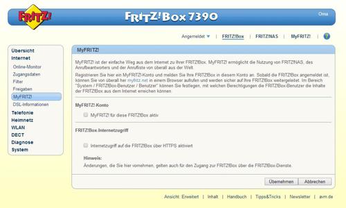 Private-Cloud-Funktionen sollten möglichst deaktiviert werden. Diese stellen oft unnötige Sicherheitsgefahren für Router dar. (c) Thomas Joos