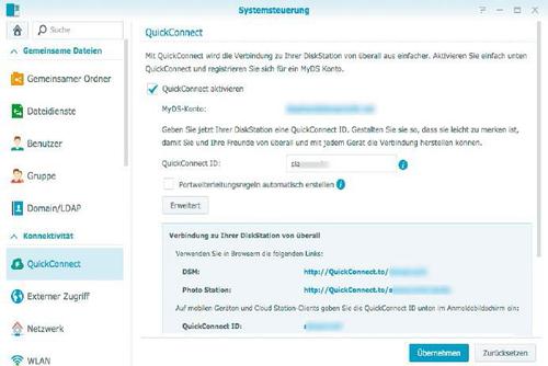 NAS-Hersteller Synology betreibt für seine Geräte einen eigenen Relay-Dienst, damit Sie auch dann per IPv4 erreichbar sind, wenn der Provider „DS-Lite“ einsetzt. (c) tecchannel.de