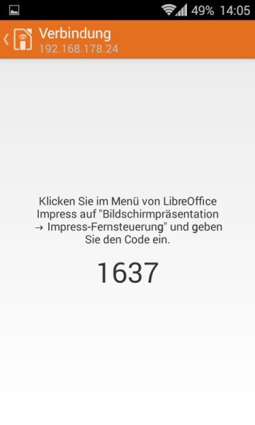 Wenn der Rechner in der Wifi-Liste auftaucht, tippen Sie auf seinen Namen oder seine IP-Adresse. Anschließend präsentiert die App einen Zahlencode. (c) Thomas Rieske