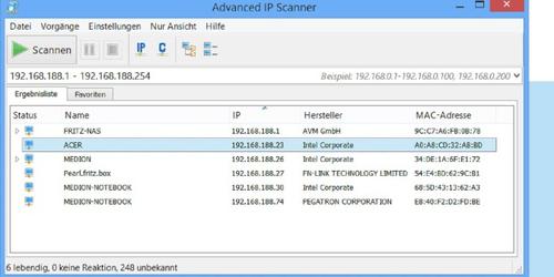 Advanced IP Scanner (c) pcwelt.de