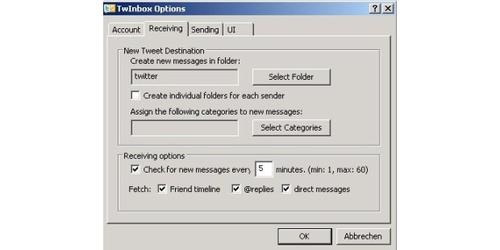 TwInbox konfigurieren (c) pcwelt.de