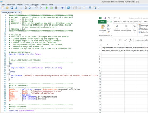 Praktisch: Über die PowerShell legen Sie auch Active-Directory-Benutzerkonten mit Daten aus Excel-Tabellen an. (c) Joos