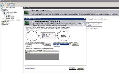 DirectAccess von Microsoft: Zugriff auf das Unternehmensnetzwerk ohne zusätzliche Hardware und VPN-Software. (c) Bär/Schlede