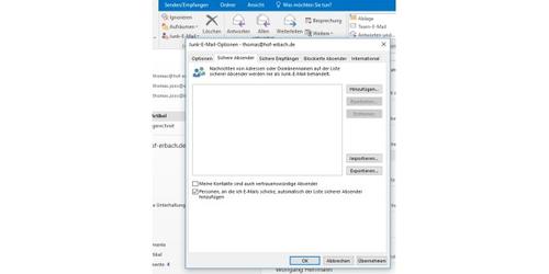 In Outlook können Sie den Spam-Filter sehr detailliert steuern (c) pcwelt.de