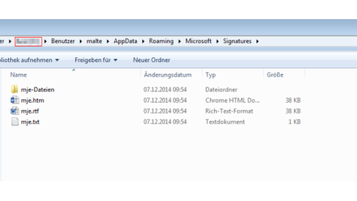 E-Mail-Signaturen sichern und wiederherstellen (c) Thomas Joos