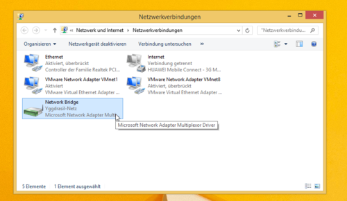 Tipp 5: Existiert auf dem Client eine Netzwerkbrücke, so kann diese den Aufbau einer VPN-Verbindung leider verhindern. (c) Schlede & Bär