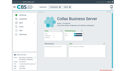 Collax Business Server: Die Administration mithilfe der übersichtlichen Web-Oberfläche macht Spaß. (c) computerwoche.de