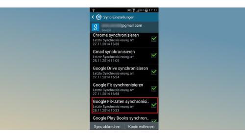 Für besseren Datenschutz bei Android sollten Sie nicht alle Ihre Daten in die Cloud schicken lassen. In der Einstellungs- App können Sie das kontrollieren und einstellen. (c) pcwelt.de