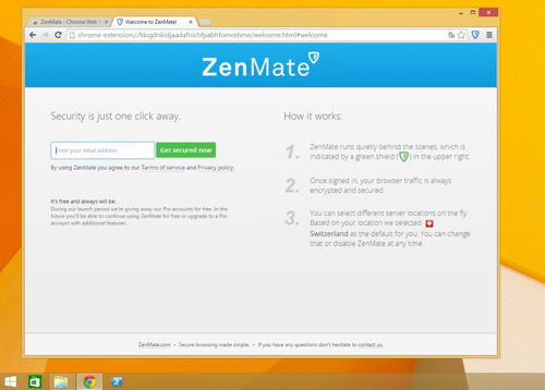 Chrome Add-on ZenMate: Mit Hilfe dieser Erweiterung steht den Anwendern eine VPN-Verbindung über einen Proxy-Server zur Verfügung. (c) computerwoche.de