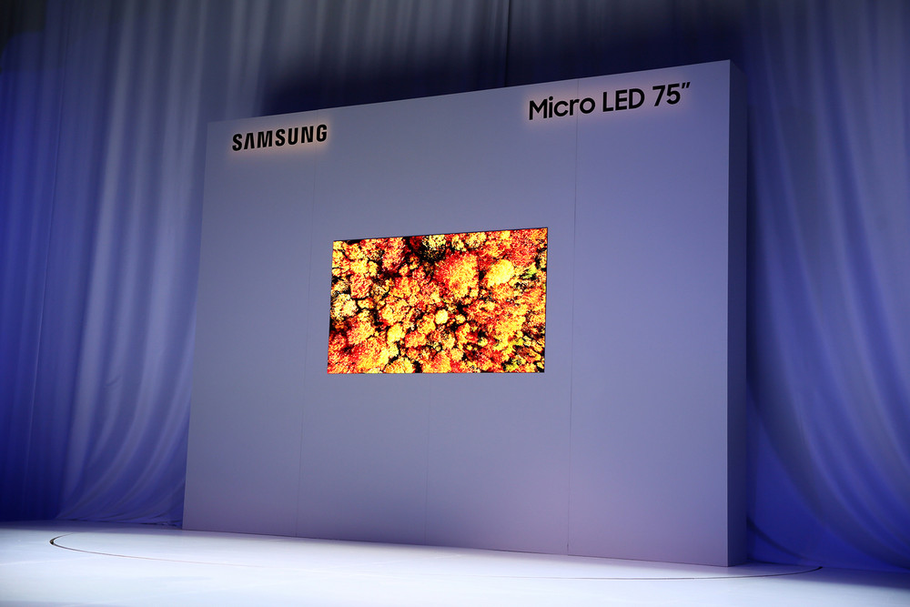 Einzelne Pixel beleuchten will Samsung mit Micro LED. 