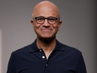 Microsoft-CEO Satya Nadella präsentiert auf der Inspire den neuen Cloud-Service. (c) Microsoft