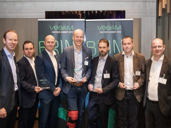 Die Gewinner des Veeam Partner Summit 2019 (c) Veeam